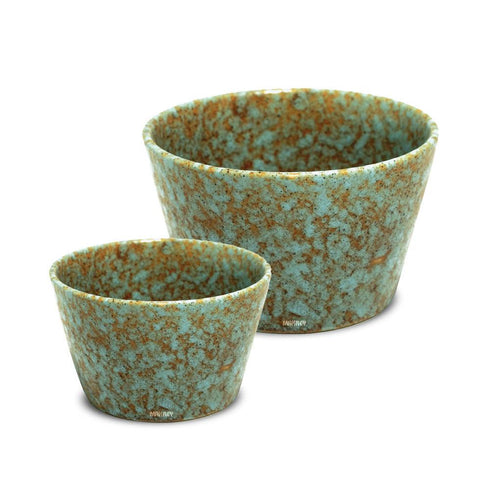 Ceramic Tub Bowl Grey Speckles